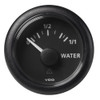 VDO Marine 2-1\/16" (52mm) ViewLine Fresh Water Resistive 0-1\/1 - 8-32V - 3-180 OHM - Black Dial  Round Bezel