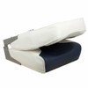 Springfield High Back Multi-Color Folding Seat - White\/Blue