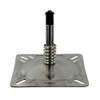 Springfield KingPin 7" x 7" Seat Mount w\/Spring - Polished