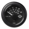 VDO Marine 2-1\/16" (52mm) ViewLine Transmission Oil Pressure 25 Bar\/350 PSI - 8-32V - Black Dial  Round Bezel