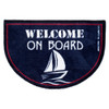 Marine Business Non-Slip Welcome On Board Half-Moon-Shaped Mat - REGATA