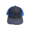 Latline™ Fishing Hat - Logo - Charcoal/Sky Blue
