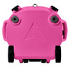 LAKA Coolers 30 Qt Cooler w\/Telescoping Handle  Wheels - Pink