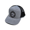 The Qualified Captain Embroidered Patch Trucker Hat - Heather Grey/Black