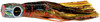 Black Bart Mahi Candy Trolling Lure - Brown-Gold Orange/Gold Dot