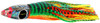 Black Bart Wicked Trolling Lure - Green-Orange Tiger/Orange-Yellow Tiger