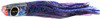 Black Bart Eleuthera Plunger Trolling Lure -Purple Fleck/Purple Blue Dot
