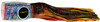 Black Bart Grander Candy Marlin Lure - Brown Gold Orange/Gold Dot