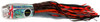 Black Bart Super Projet Marlin Lure-Petrolero/Orange Dot 