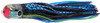 Black Bart Elk Hunt Trolling Lure - Black-Blue Dot/Purple Fleck