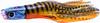 Black Bart Costa Rican Plunger Trolling Lure -Yellow Tiger/Gold Dot
