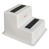 Taylor Made StepSafe Dock Step - Double Tread - White