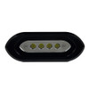 Shadow-Caster Flush Mount Spreader Light - Black Housing - White