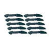 Squidnation Mauler Squid 9" Super Dark Green - 10 Pack (10039-SDG-10)