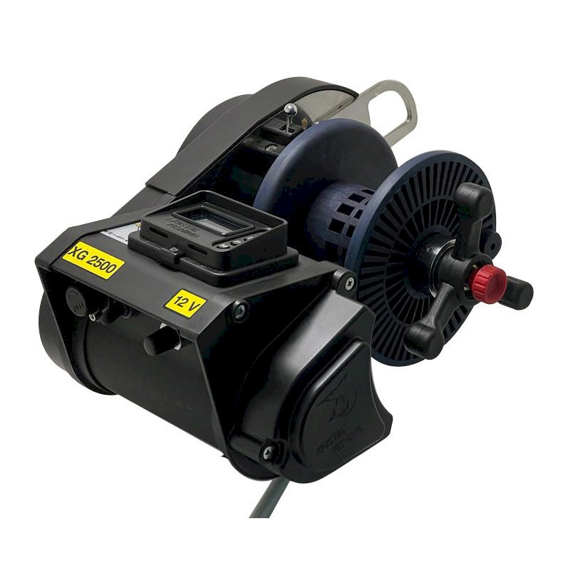 Crystal Reel Machine Kristal Electric Dredge Reel XG 2500 12 volt - Alltackle.com