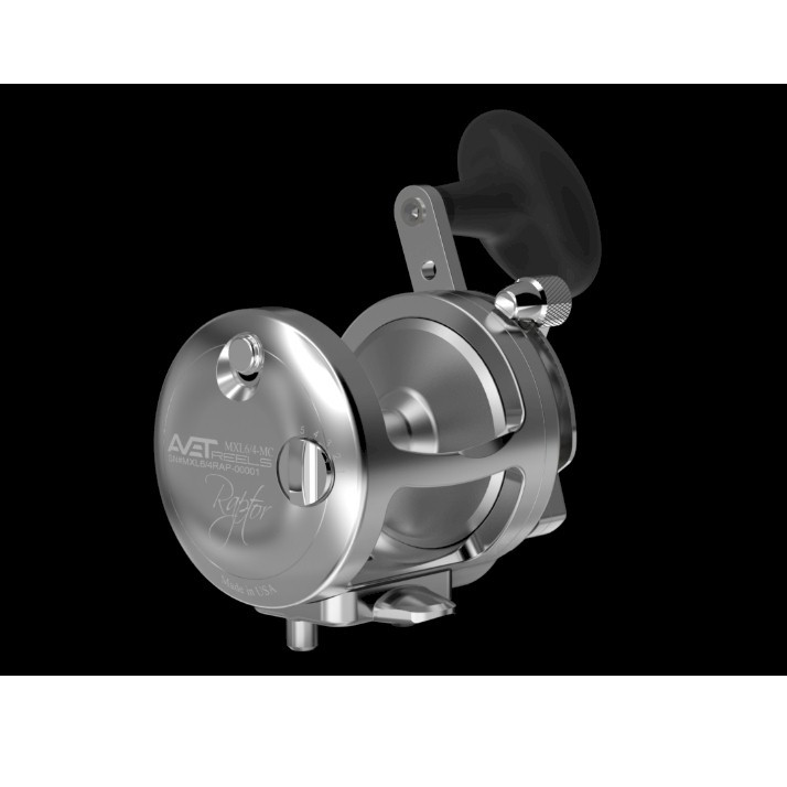 Avet Reel - MXL 6/4 MC RAPTOR Classic Two Speed - Silver - Left Hand