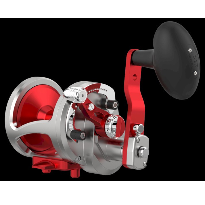 Avet Reel - MXL 6/3 MC RAPTOR PLUS Two Speed w/ Guide Plate - Red/Silver