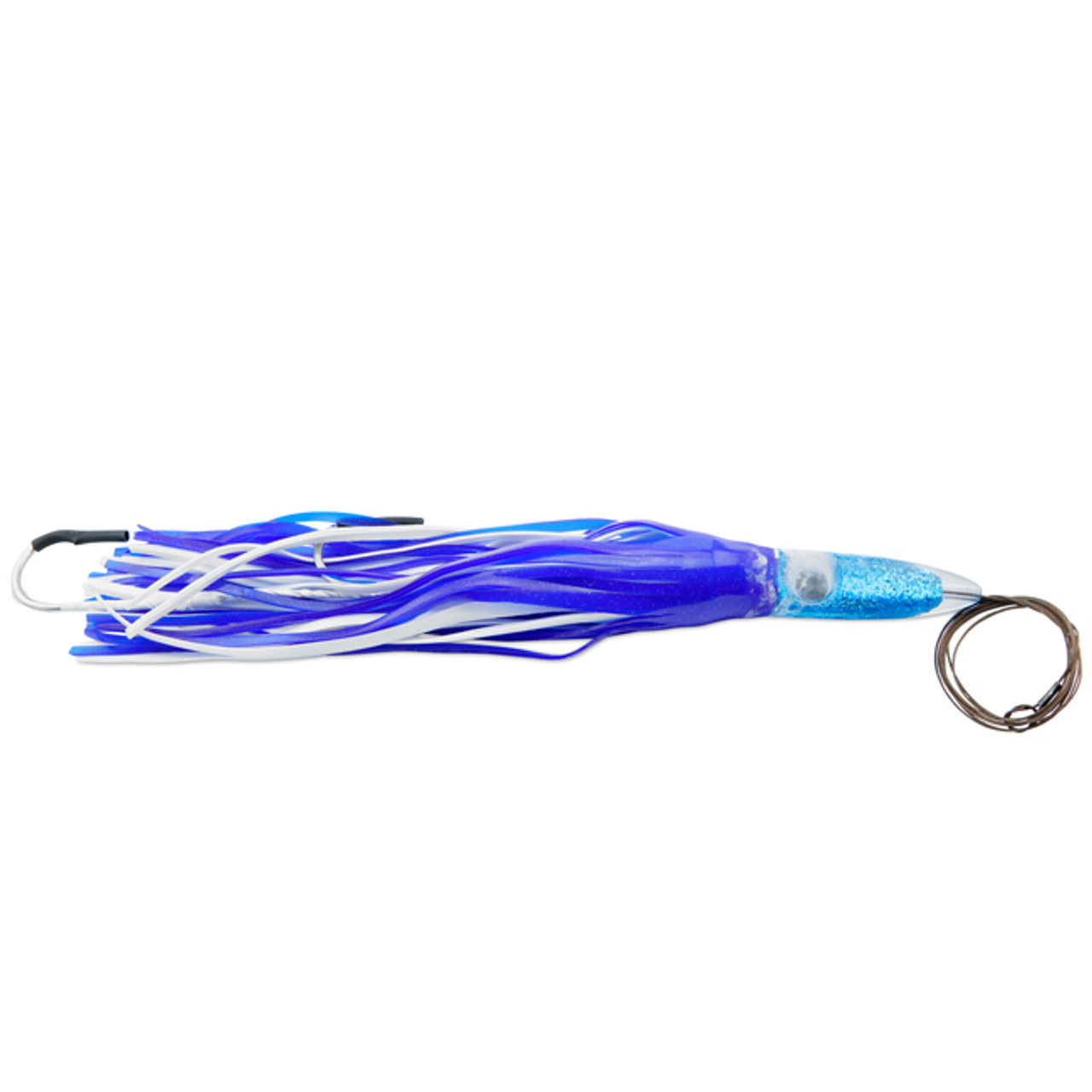 C&H Wahoo Wacker XL 16" Lure Blue White - Wire Rigged (CH-WXRC-01)