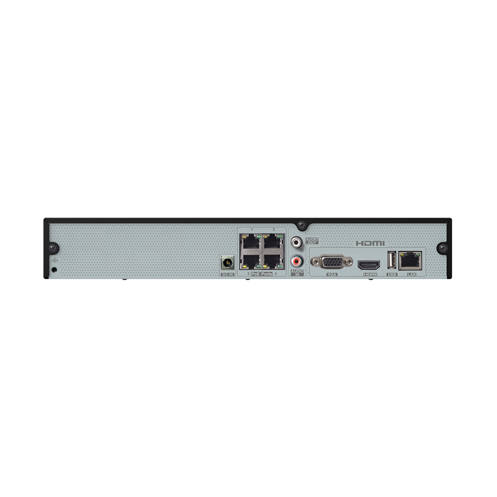 Speco 4-Channel 4K H.265 NVR w\/POE  1 SATA - NDAA - 2TB