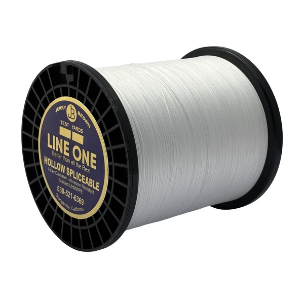 Jerry Brown Hollow Core Braided Line - 130lb 5000yd White
