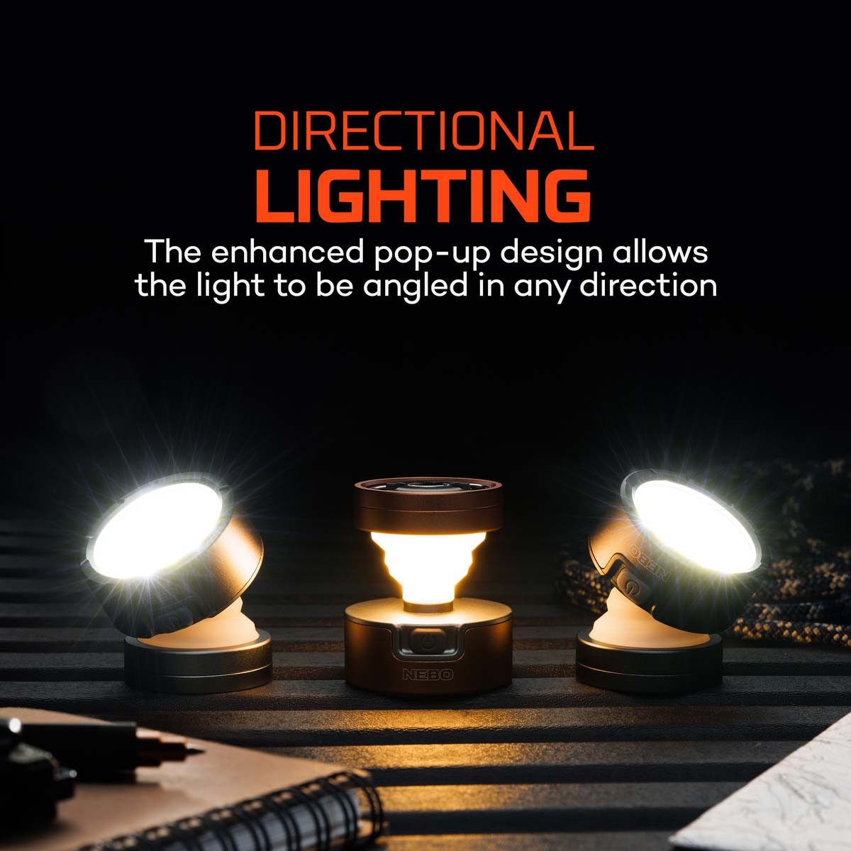 Nebo- POPPY PUCK Pocket Lantern