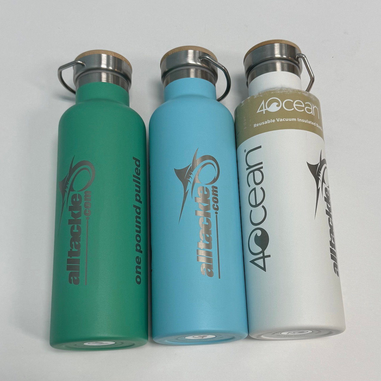 4 Ocean Custom Alltackle Bottle - Reusable 25oz - Three Pack