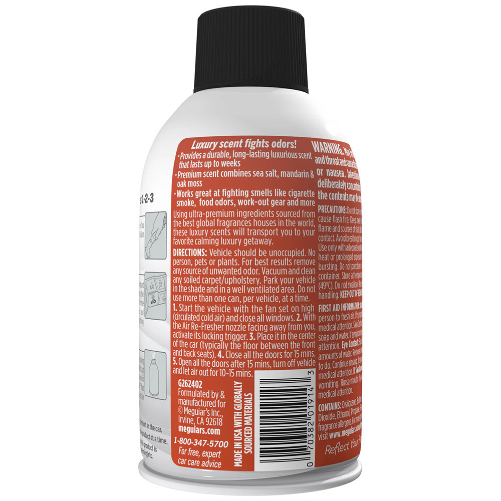 Meguiar's Dubai Sands Whole Car Air Re-Fresher Aerosol - 2oz