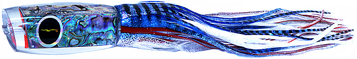 Black Bart Mini 1656 Angled Trolling Lure - Blue/White
