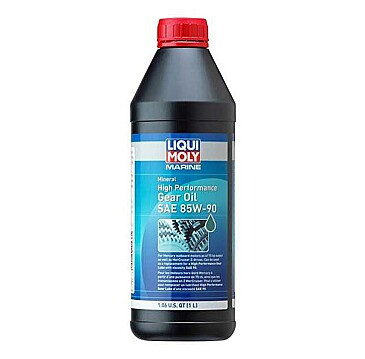 Special high-performance gear lube specifically for marine use. Formulated with a unique additive package that guarantees outstanding wear protection even if contaminated with water. Stable under extreme pressure, high stress and at high speeds. Offers outstanding corrosion protection and very good oxidation resistance. Fluid color is blue.


For transmissions where a high-performance gear lube with current product specifications is required or recommended. Specifically suited for Mercury outboard motors as of 75 hp output as well as MerCruiser Z-drives. Can be used as a replacement for a high-performance gear lube with viscosity SAE 90. Observe the manufacturers instructions!