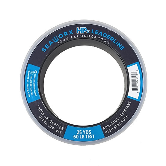 Seaworx HPx Fluorocarbon Leader 60lb 25yd