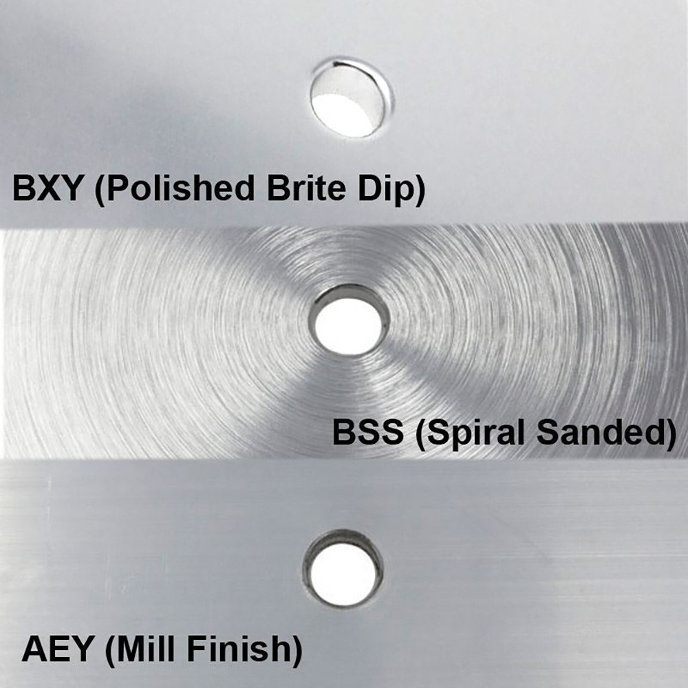 TACO Round Pad 3-Hole Mill Finish - 4-1\/2"