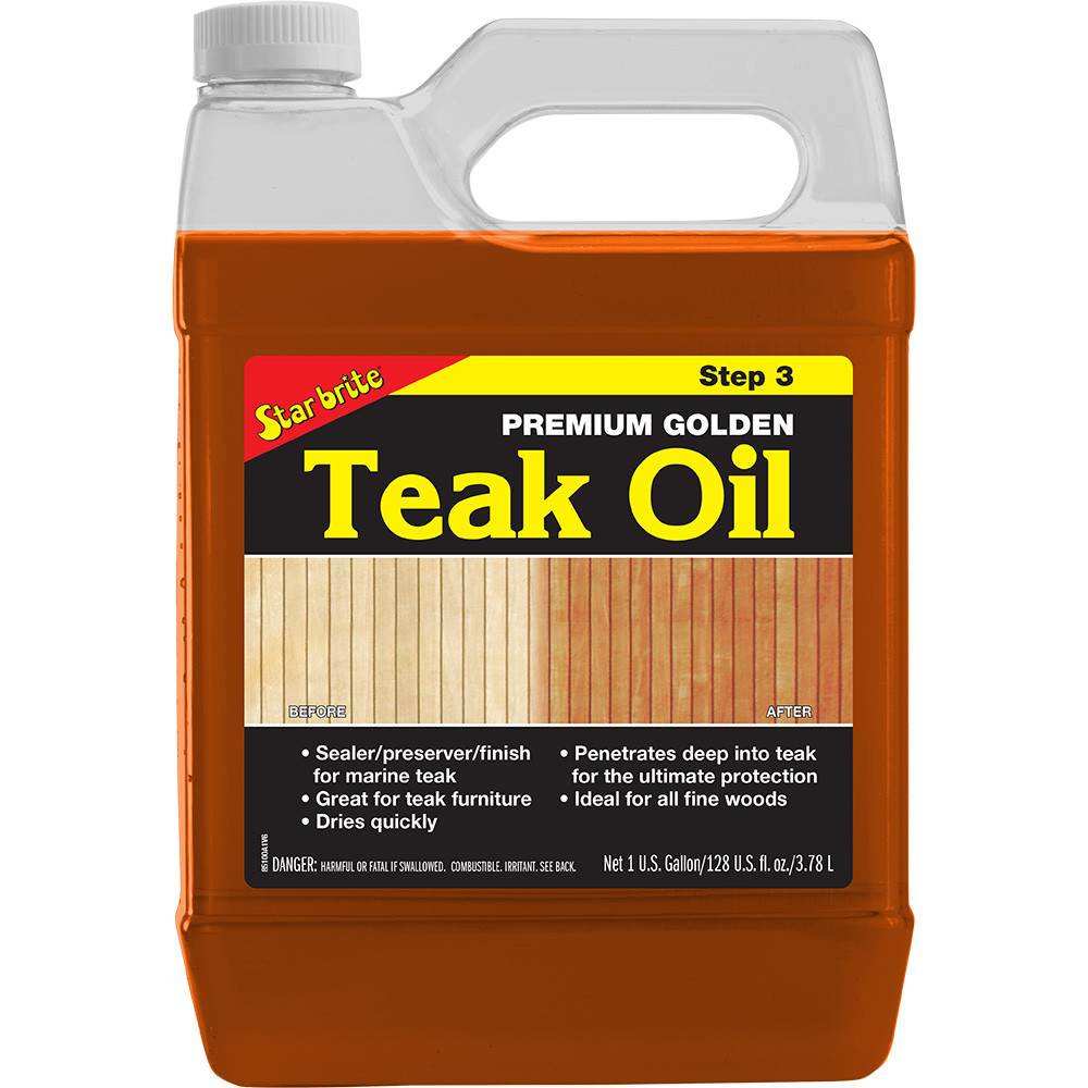 Star brite Premium Golden Teak Oil - 1 Gallon