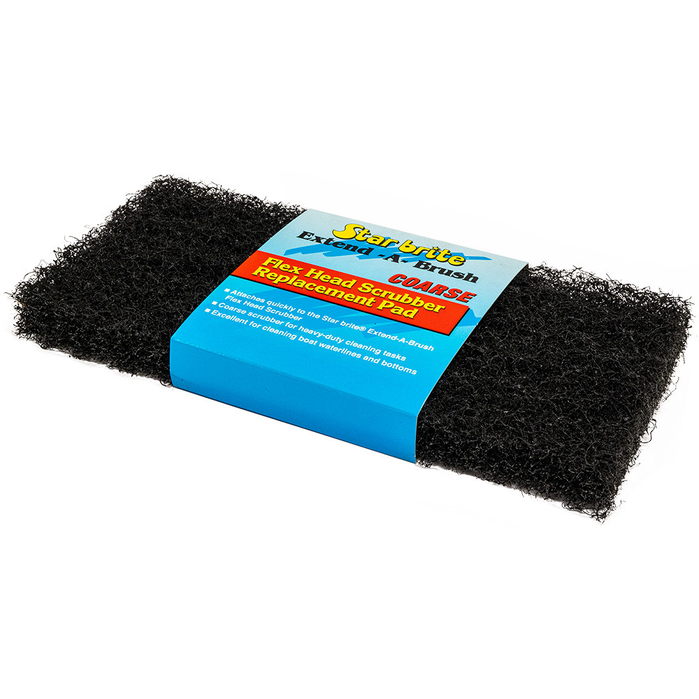 Star brite Large Scrub Black Heavy Duty Pad - Coarse Texture