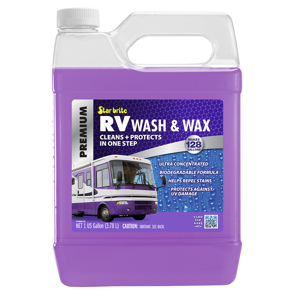 Star brite Premium RV Wash  Wax - 1 Gallon