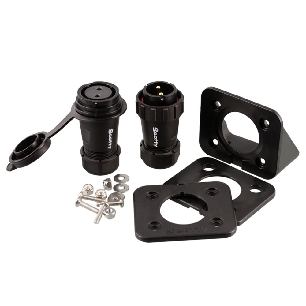 Scotty 2121 Marine Grade Plug  Socket - 12V