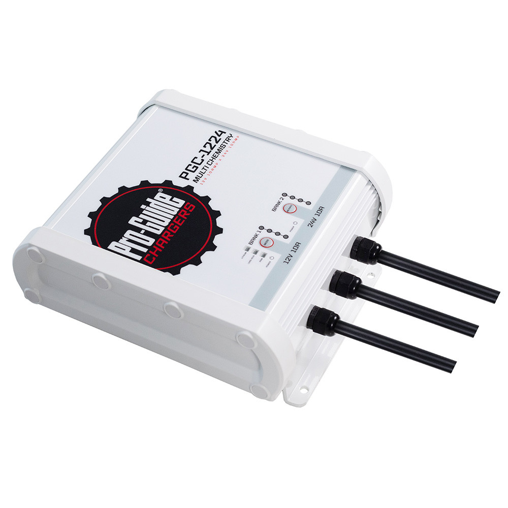 Pro-Guide 2 Bank On-Board Battery Charger - (1) 12V \/ (1) 24V - 20-Amp
