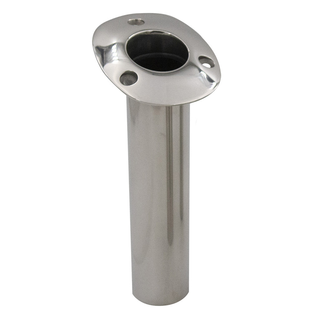 C.E. Smith Flush Mount Rod Holder - 30 Degree - Black Liner - No Logo