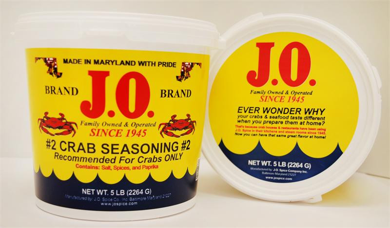 J.O. Spice No. 2 "Crab House Spice" 5LB Bucket