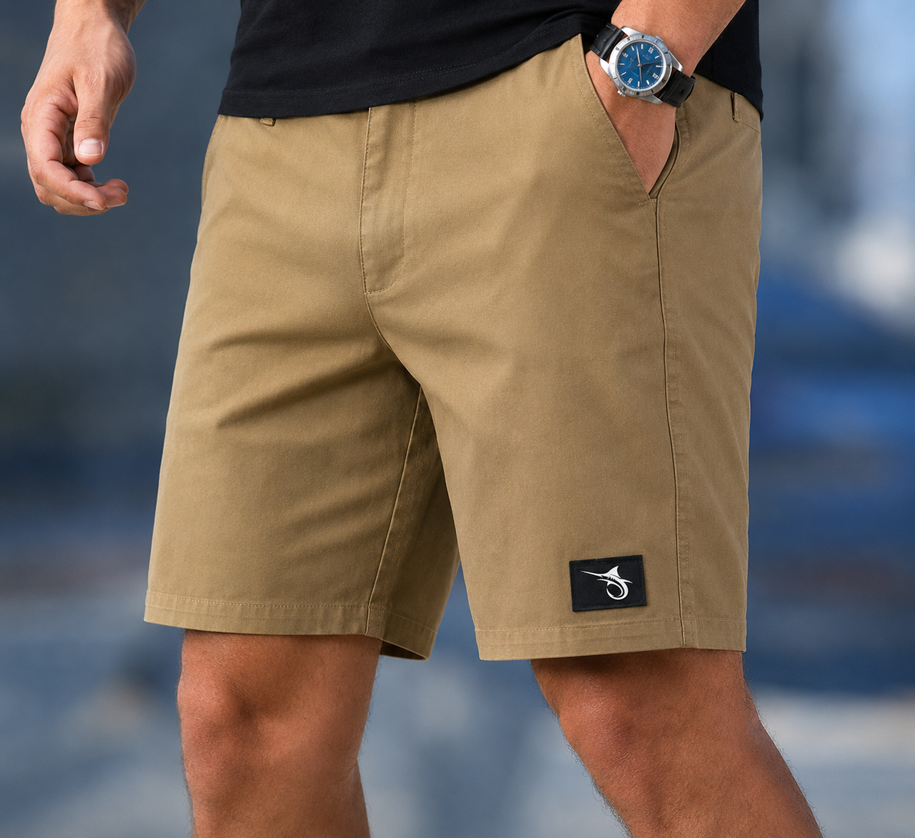 Marlin Hook Diaz Short - Khaki (MH-DIAZ-KHA)