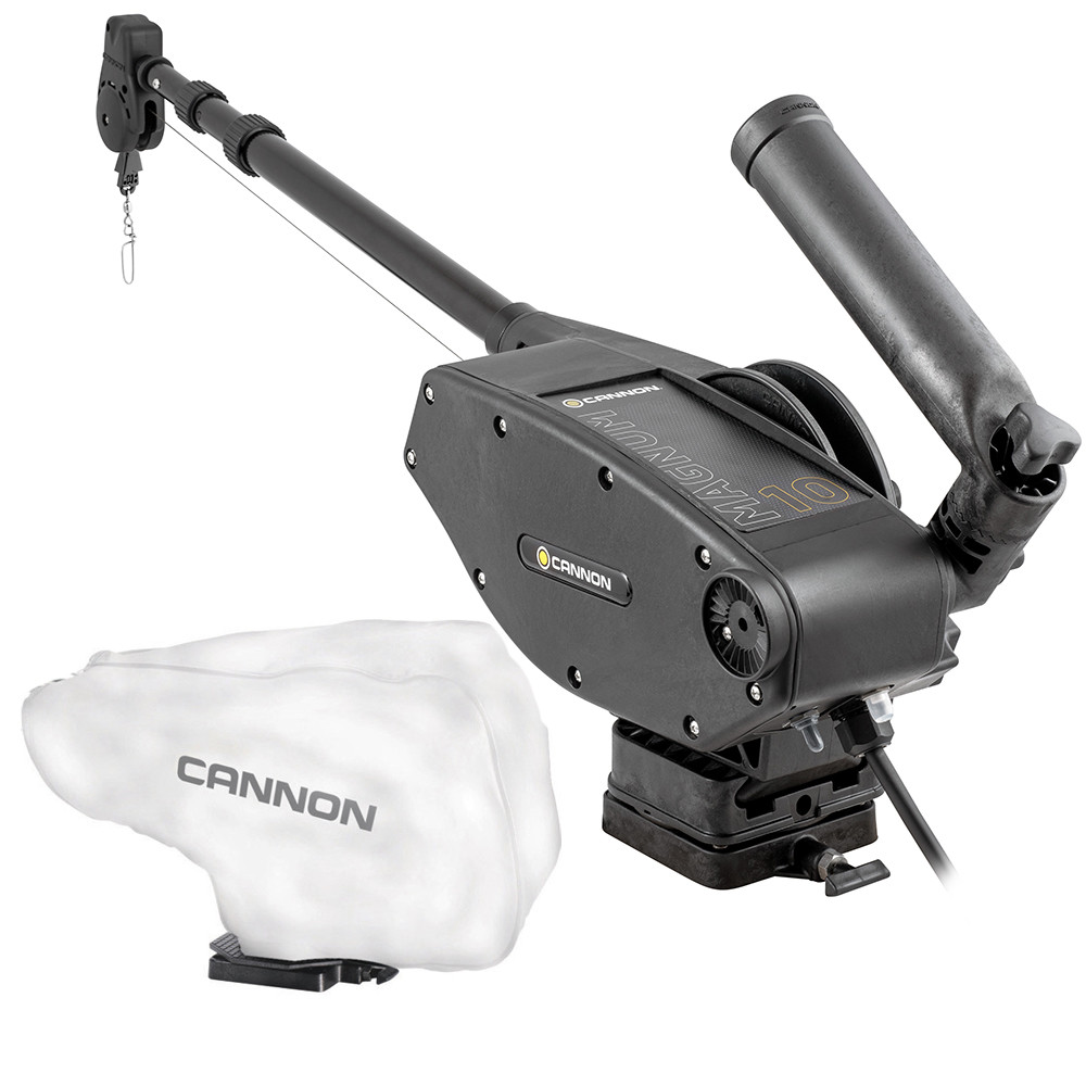 Cannon Magnum 10 Electric Downrigger w\/White Cover