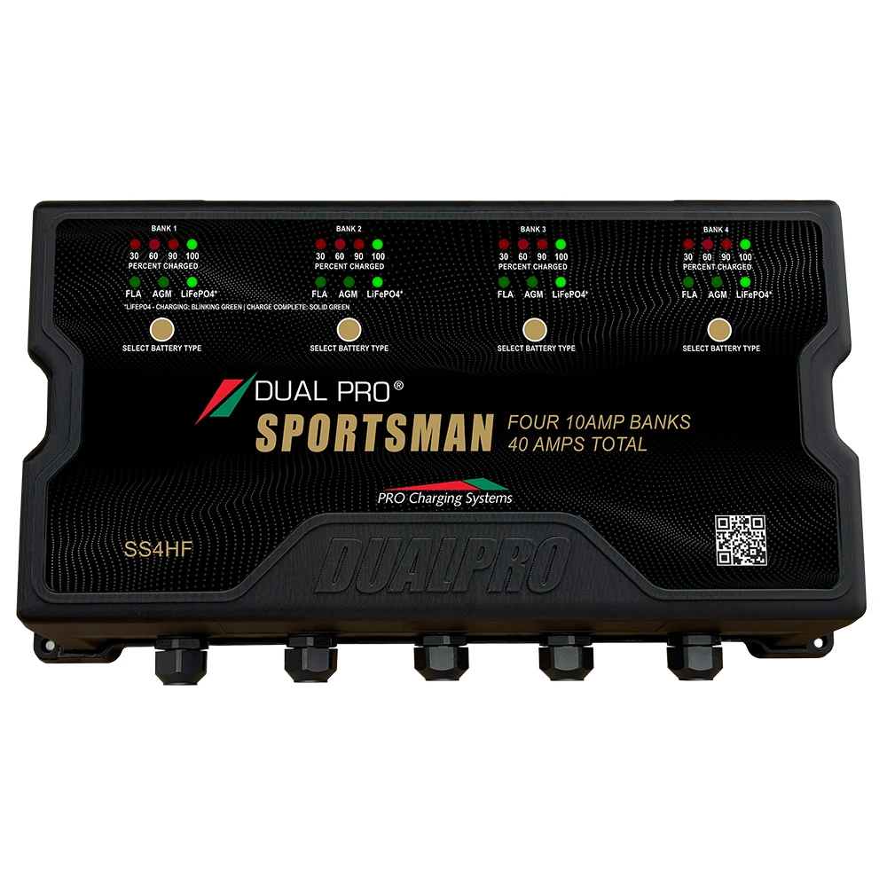 Dual Pro Sportsman HF (High Frequency) Battery Charger 40A - 4 Bank