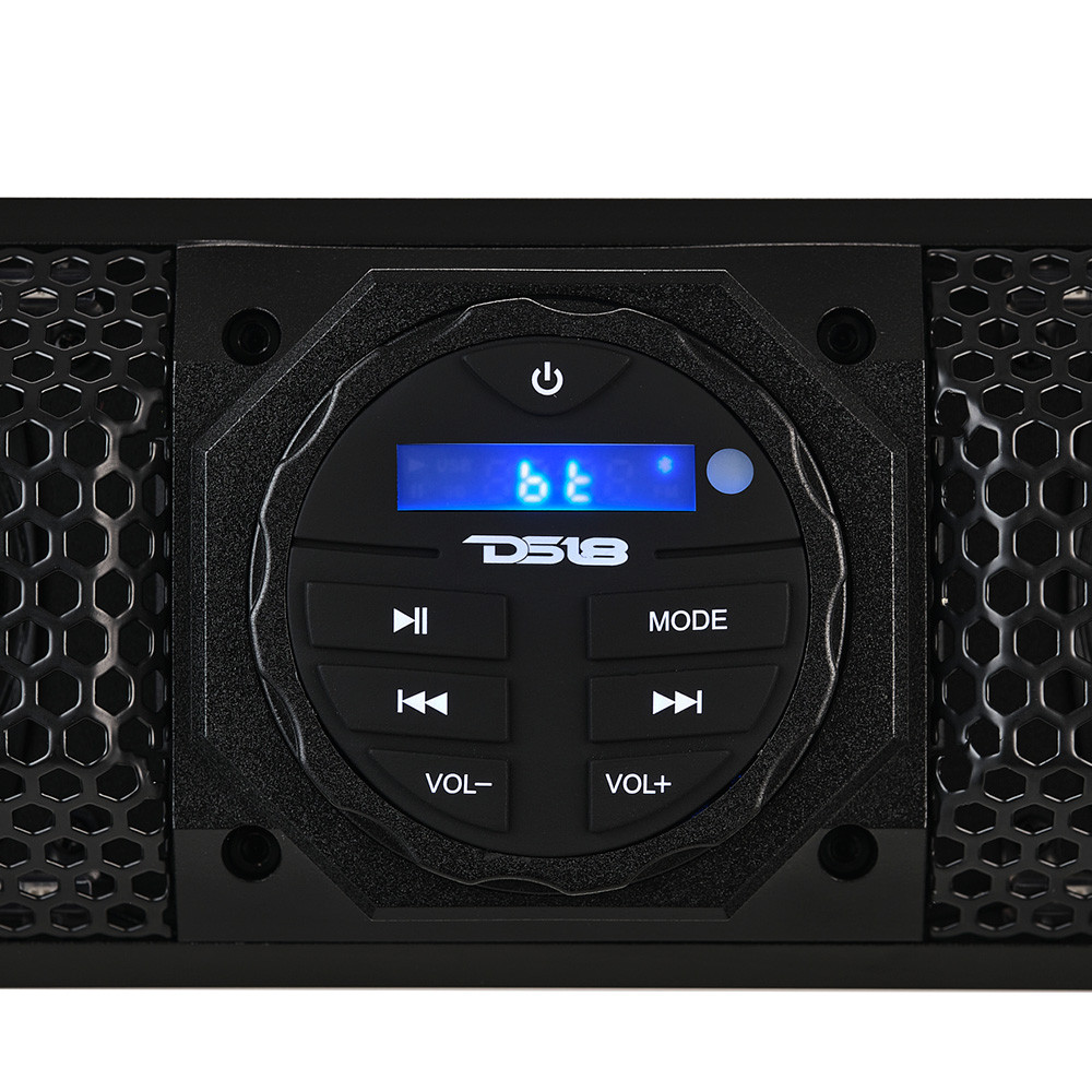 DS18 37" Marine Amplified Sound Bar w\/Bluetooth 1200W w\/10 Speaker System  RGB LED