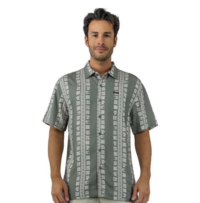 Marlin Hook Patto Button Down Shirt - Olive