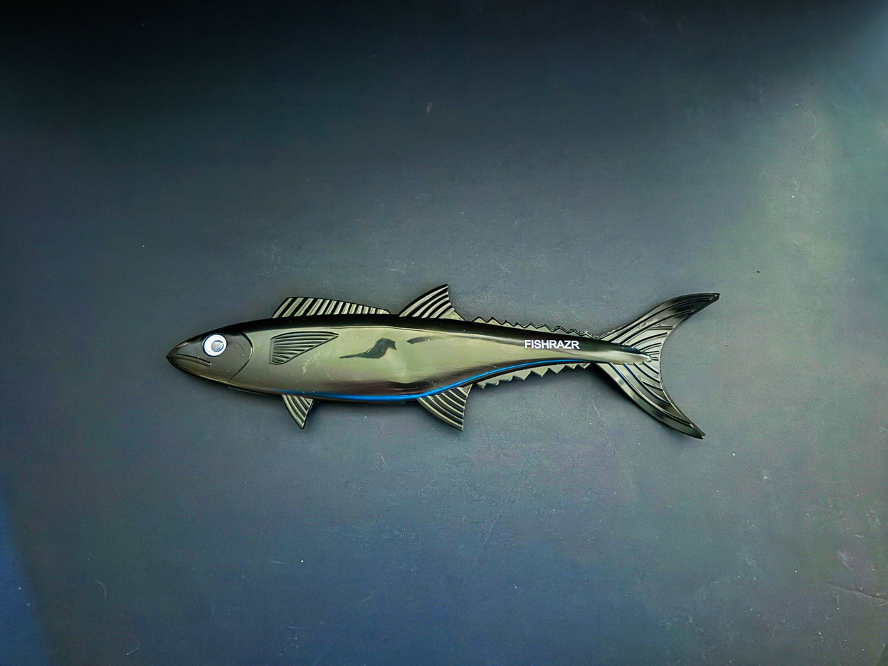 Fish Razr Split Tailz – 12" Mackerel Teasers 6 pack - Black