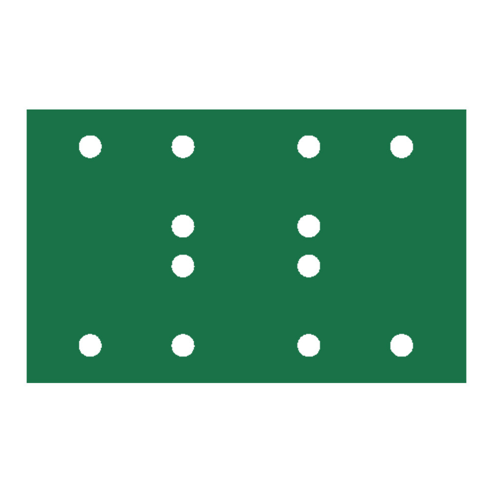 RUPES PROCUT Film Abrasive Sheet 80mm x130mm (3.15" x 5.1") - 12 Holes - P68 Grit *Box of 100pcs