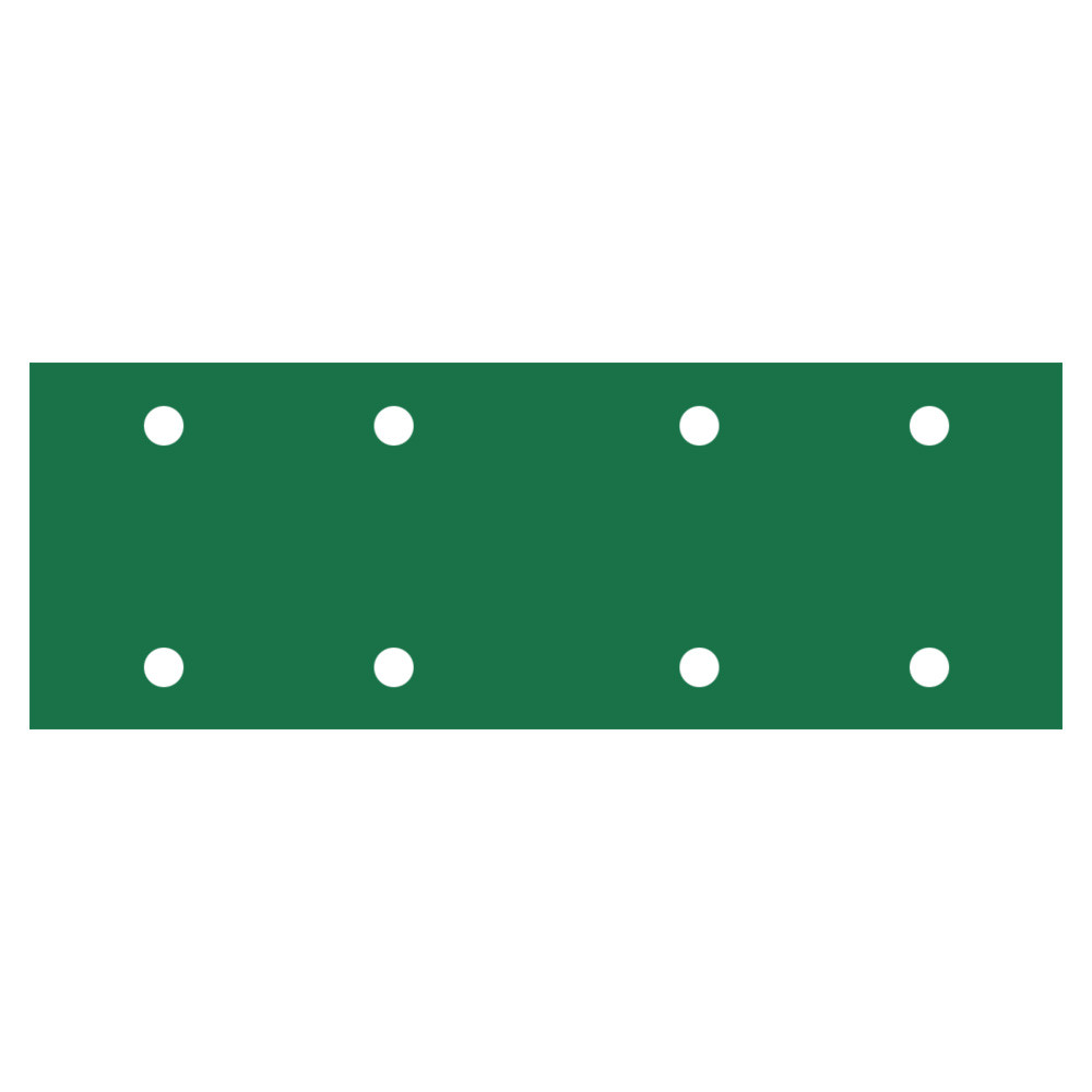 RUPES PROCUT Film Abrasive Sheets 70mm x 200mm (2.75" x 7.8") - 8 Holes - P60 Grit *Box of 50pcs