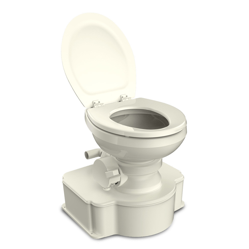 Dometic Bone M65 Marine Gravity Toilet - Elongated Seat Size w\/Foot Pedal