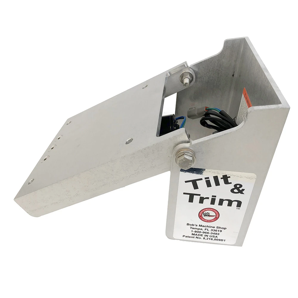 Bob's Machine Action Series Tilt  Trim f\/Clamp on Motors - Silver - 30HP