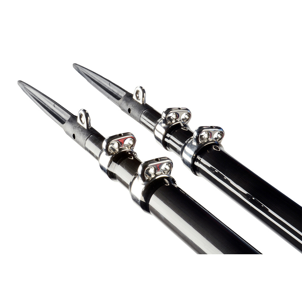 C.E. Smith Gen3 Center Rigger Pole - Black - 2-Section - 12