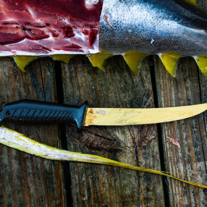 Aftco 7" Flex Fillet Knife - Black